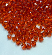Crystal Bead 5328- 5mm, Indian Red (374), 48pcs