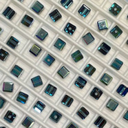 Swarovski Bead 5601 - 4mm, Denim Blue Aurore Boreale B (266 ABB), 12pcs