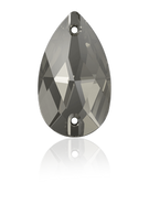 Swarovski 3230 Sew-On 28x17mm Black Diamond (215)