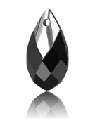 Crystal Pendant 6565 - 18mm, Jet Light Chrome Z MCI (280 LTCHZ), 2pcs