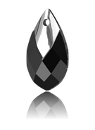 Swarovski Crystal Pendant 6565 22mm Jet Light Chrome Z MCI (280 LTCHZ)