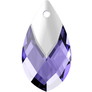 Swarovski Crystal Pendant 6565 22mm Tanzanite Light Chrome Z MCI (539 LTCHZ)