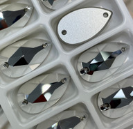 Swarovski Sew-on 3230 - 28x17mm, Crystal Comet Argent Light (001 CAL), 1pc