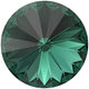 Swarovski Crystal Round Stone 1122 Emerald (205) Foiled