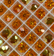 Swarovski Sew-on 3700 - 10mm, Sun Aurore Boreale (248 AB), Unfoiled, 6pcs