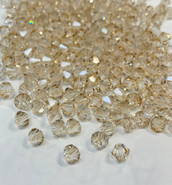 Preciosa - Bicone, 6m, Crystal Honey, 288pcs