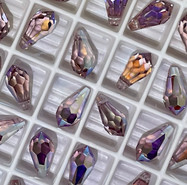 Swarovski Crystal Pendant 6000 Light Amethyst AB (212 AB)