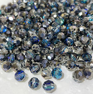 Swarovski Bead 5000 - 4mm, Crystal Bermuda Blue (001 BB), 30pcs