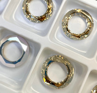 Swarovski Fancy Stone 4139 - 20mm, Crystal Golden Shadow CALVSI (GSCAV) Unfoiled, 1pc
