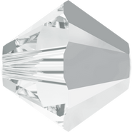 Swarovski Bead 5328 - 4mm, Crystal Light Chrome (001 LTCH), 48pcs