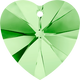 Swarovski Crystal Pendant 6228 18x17.5mm Peridot (214) Swarovski Crystal Pendant 6228 18x17.5mm Peridot (214)