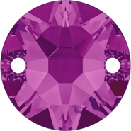 Crystal Sew-on 3288 - 12mm, Amethyst (204) Foiled, 4pcs