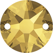 Crystal Sew-On 3288 - 12mm, Crystal Metallic Sunshine (001 METSH) Foiled, 4pcs