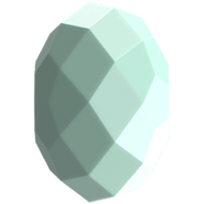 Swarovski Crystal Bead 5040 Mint Alabaster (397)
