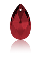 Crystal Pendant 6106 - 16mm, Scarlet (276), 2pcs