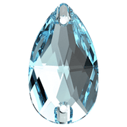 Crystal Sew-on 3230 - 12x7mm, Aquamarine (202) Foiled, 4pcs