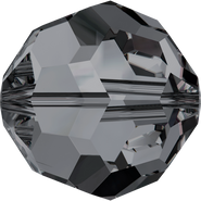 Crystal Bead 5000 - 4mm, Crystal Silver Night (001 SINI), 30pcs