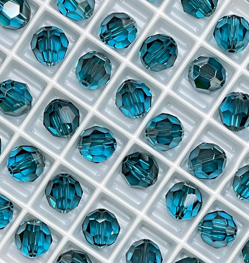 Swarovski Round 5000 Indicolite Satin (379 SATIN)