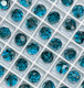 Swarovski Round 5000 Indicolite Satin (379 SATIN)