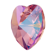 Swarovski Pendant 6228 - 14.4x14mm, Rose Peach Shimmer (262 SHIM), 2pcs