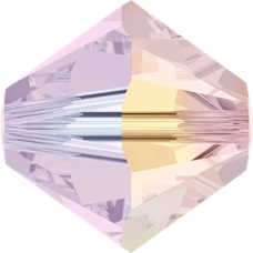 Swarovski Bead 5328 4mm Rose Water Opal Aurore Boreale 2x (395 AB2)