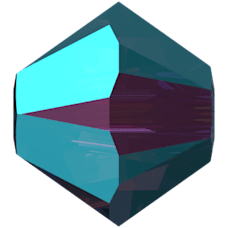 Swarovski Bead 5328  6mm Amethyst Aurore Boreale 2x (204 AB2)