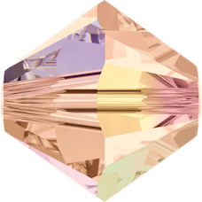 Swarovski Bead 5328 5mm Light Peach Aurore Boreale (362 AB)