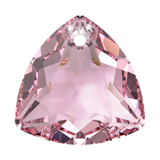Swarovski Crystal Pendant 6434 14.5mm Light Rose (223)