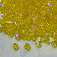 Swarovski Crystal Bead 5328 5m  Citrine Shimmer 2x (249 SHIM2)