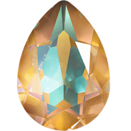 Swarovski Crystal Fancy Stone 4320 14x10mm Crystal Ochre DeLite (001 L131D) Unfoiled