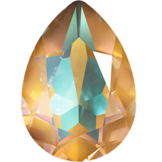 Swarovski Crystal Fancy Stone 4320 14x10mm Crystal Ochre DeLite (001 L131D) Unfoiled