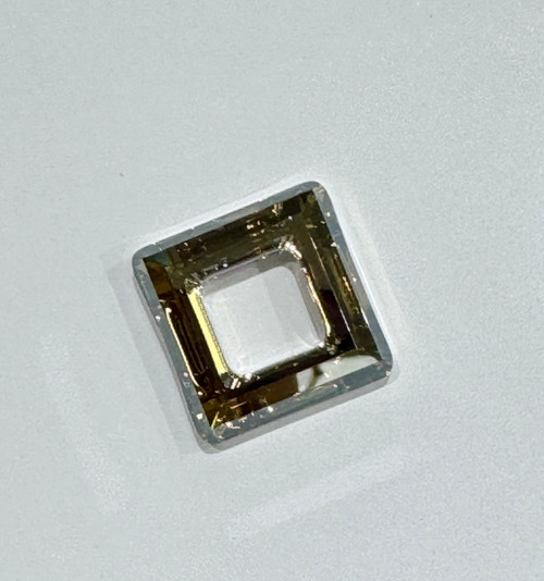 Swarovski Crystal Fancy Stone 4439 20mm Golden Shadow CAL, Foiled