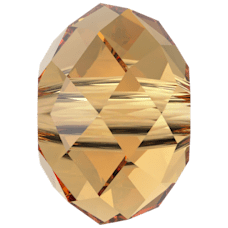 Swarovski Crystal Bead 5040 8mm Topaz (203)