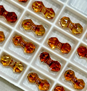 Swarovski Crystal Bead 5150 15x7mm Crystal Copper (001 COP)