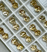 Swarovski Crystal Bead 5150 23x11mm Crystal Golden Shadow (001 GSHA)
