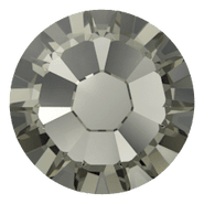 Swarovski Crystal Flatback 2058 ss5 Black Diamond (215) Foiled