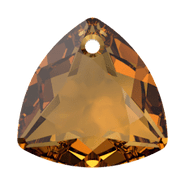 Swarovski Crystal Pendant 6434 14.5mm Light Amber (1002)