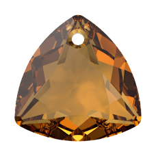 Swarovski Crystal Pendant 6434 14.5mm Light Amber (1002)