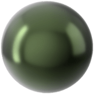 Swarovski Crystal Pearl 5810 10mm Crystal Dark Green Pearl (001 814)