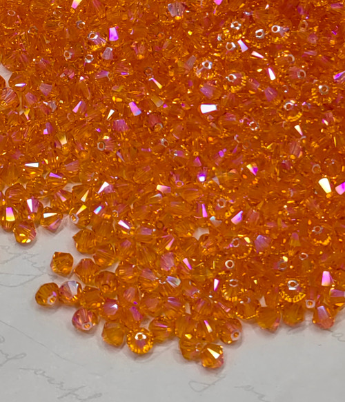 Swarovski Crystal Bead 5328 4mm Sun Shimmer 2x (248 SHIM2)