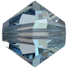 Swarovski Crystal Bead 5328 5mm Aquamarine Shimmer (202 SHIM)