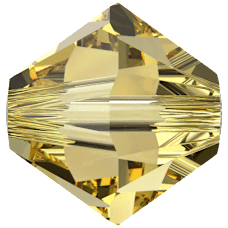 Swarovski Crystal Bead 5328 6mm ReCreated Dark Jonquil (1407)