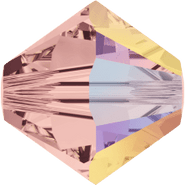 Swarovski Crystal Bead 5328 4mm Blush Rose Aurore Boreale (257 AB)