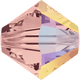 Swarovski Crystal Bead 5328 4mm Blush Rose Aurore Boreale (257 AB)