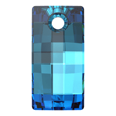 Swarovski Crystal Pendant 6696 20mm Crystal Bermuda Blue (001 BB)
