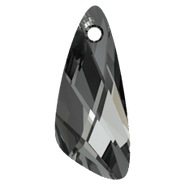 Swarovski Crystal Pendant 6690 23mm Crystal Silver Night (001 SINI)