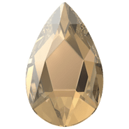 Swarovski Crystal Flatback 2303 Crystal Golden Shadow (001 GSHA)