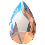 Swarovski Crystal Flatback 2303 8x5mm Vintage Rose Shimmer (319 SHIM)