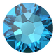 Swarovski Crystal Hotfix 2078 ss16 Crystal Bermuda Blue (001 BB) Silver-Foiled