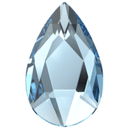 Swarovski Crystal Flatback 2303 8x5mm Aquamarine (202) Foiled